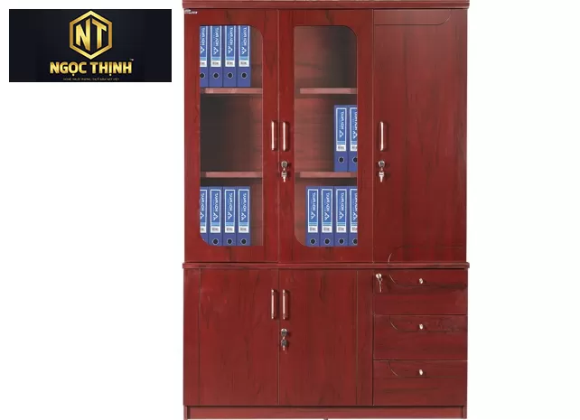 Tủ Gỗ Tài Liệu Gia Đình SƠN PU DC1340H1